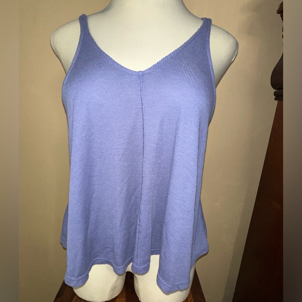 Intimately by Free People Periwinkle Knit Tank Top Size Medium